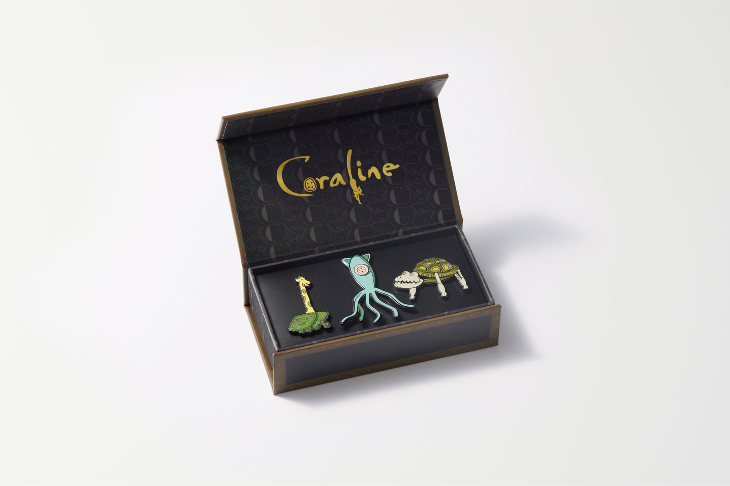 Coraline Toy Chest Enamel Pin Set