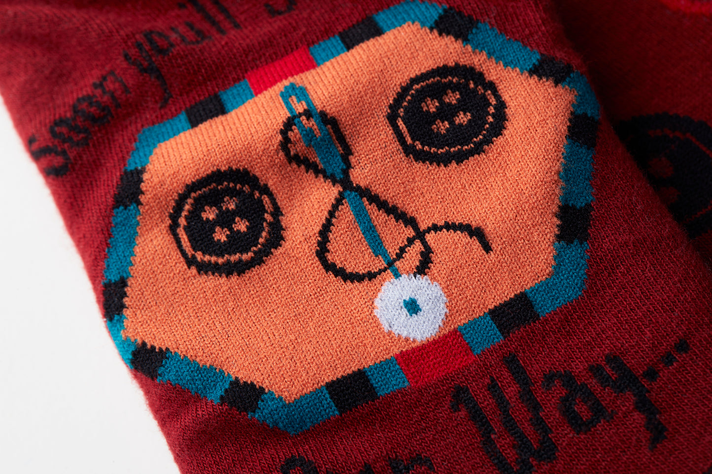 Coraline Button Box Socks