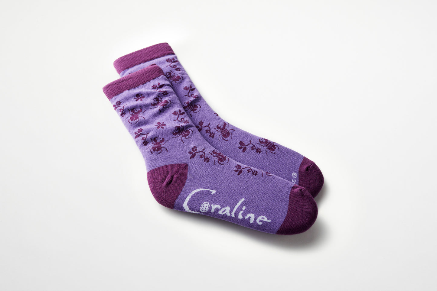 Coraline Bug Wallpaper Socks