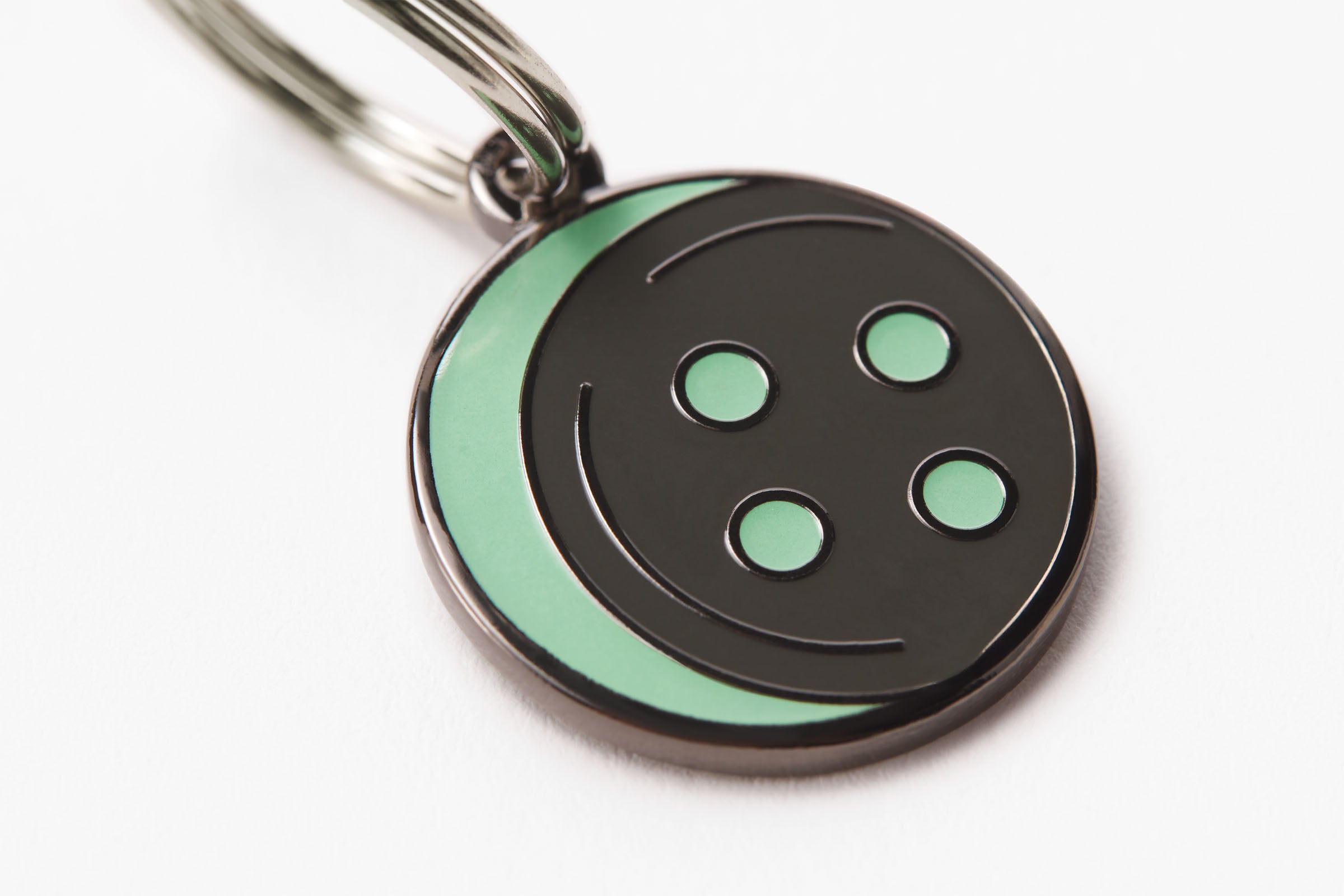 Coraline Button Moon Pet Collar Charm