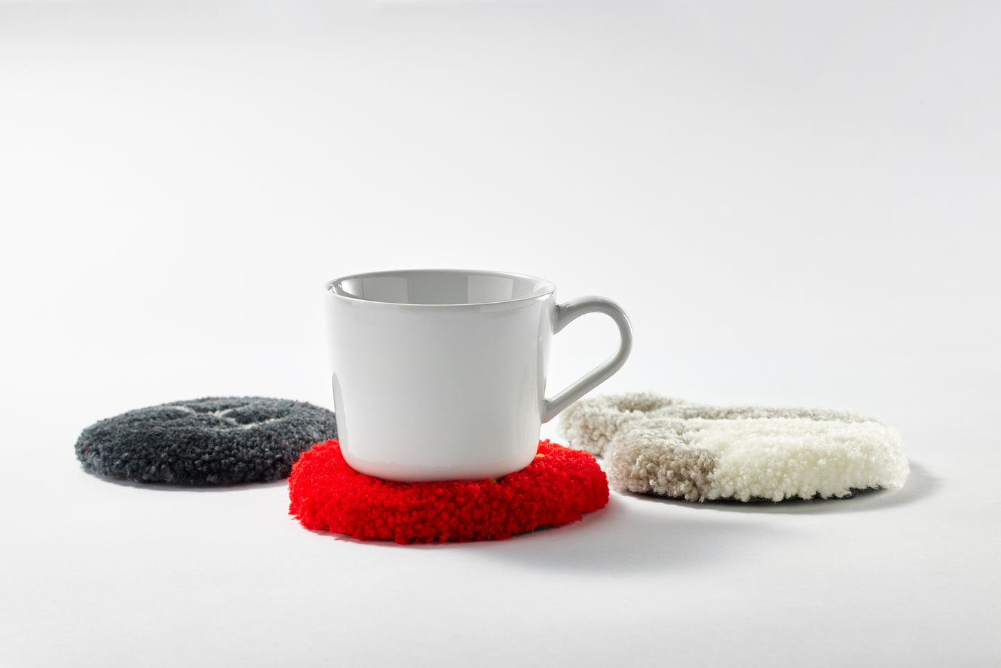 Coraline Ghost Eyes Mug Rug Set