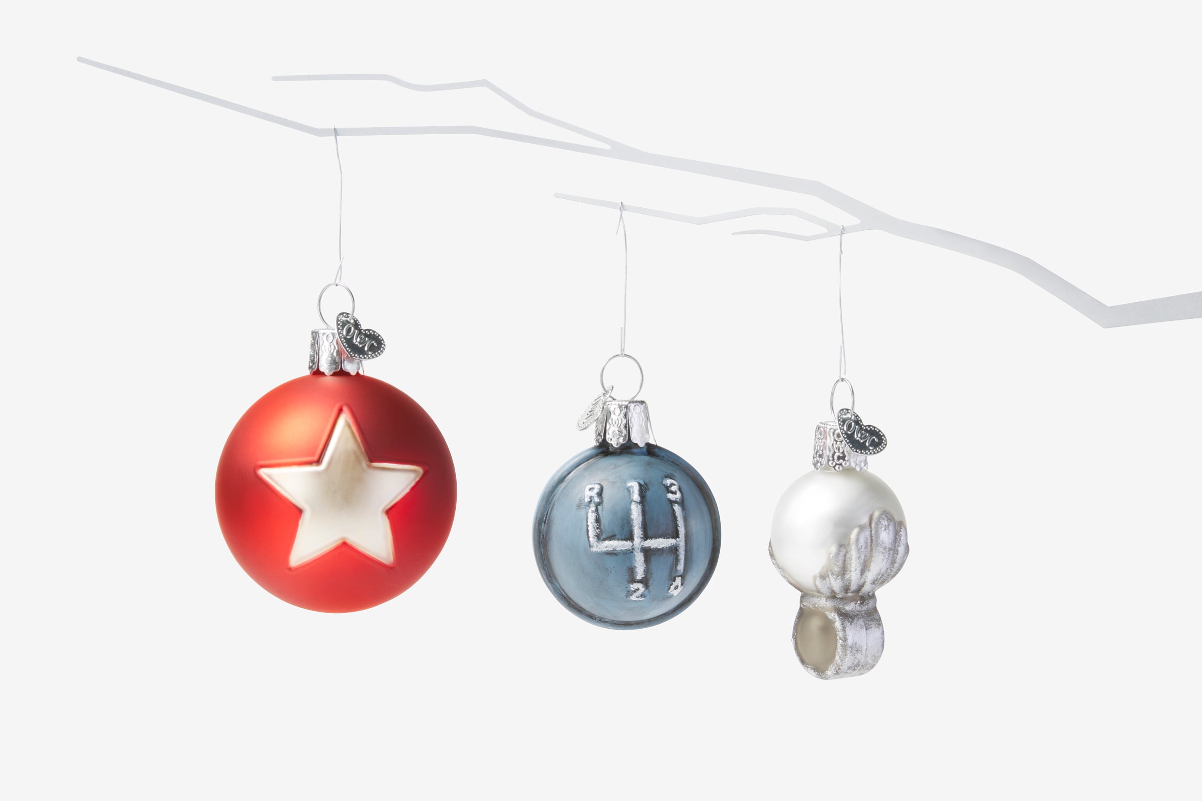 Coraline Ghost Eyes Ornament Set Image
