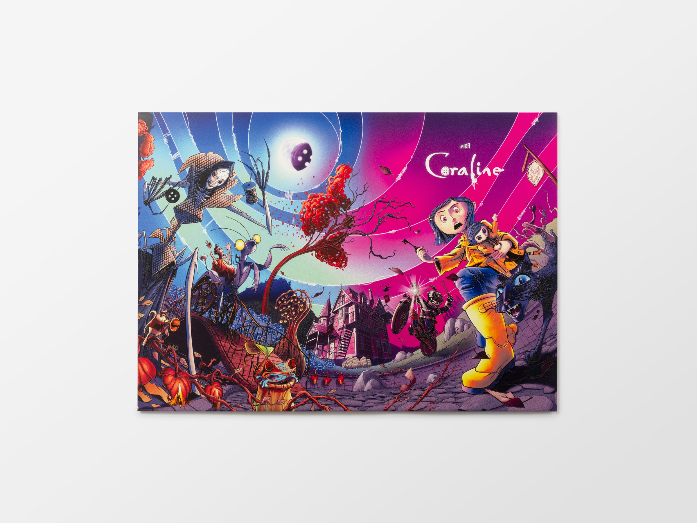 Coraline Metal Poster