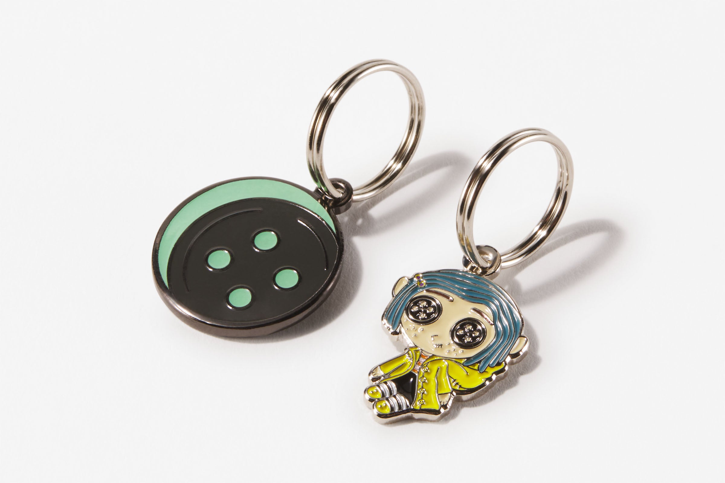 Coraline Button Moon Pet Collar Charm