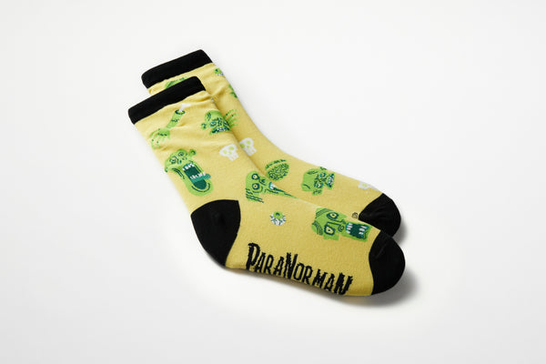 ParaNorman Glow-in-the-Dark Zombie Socks Image