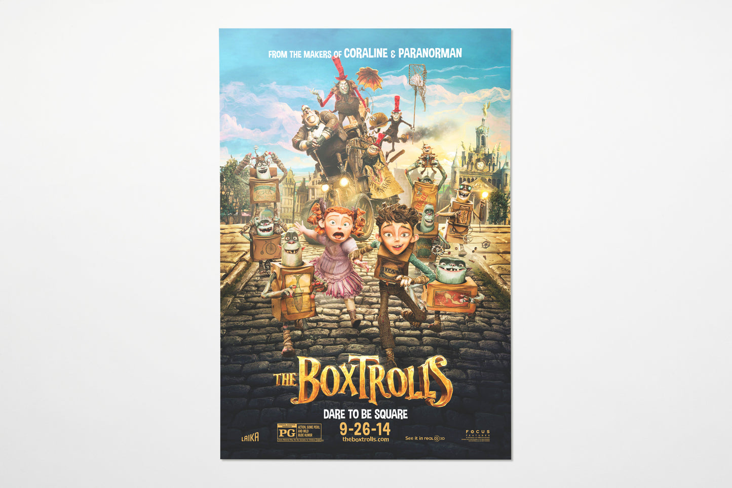 Boxtrolls Original One-Sheet Release Poster