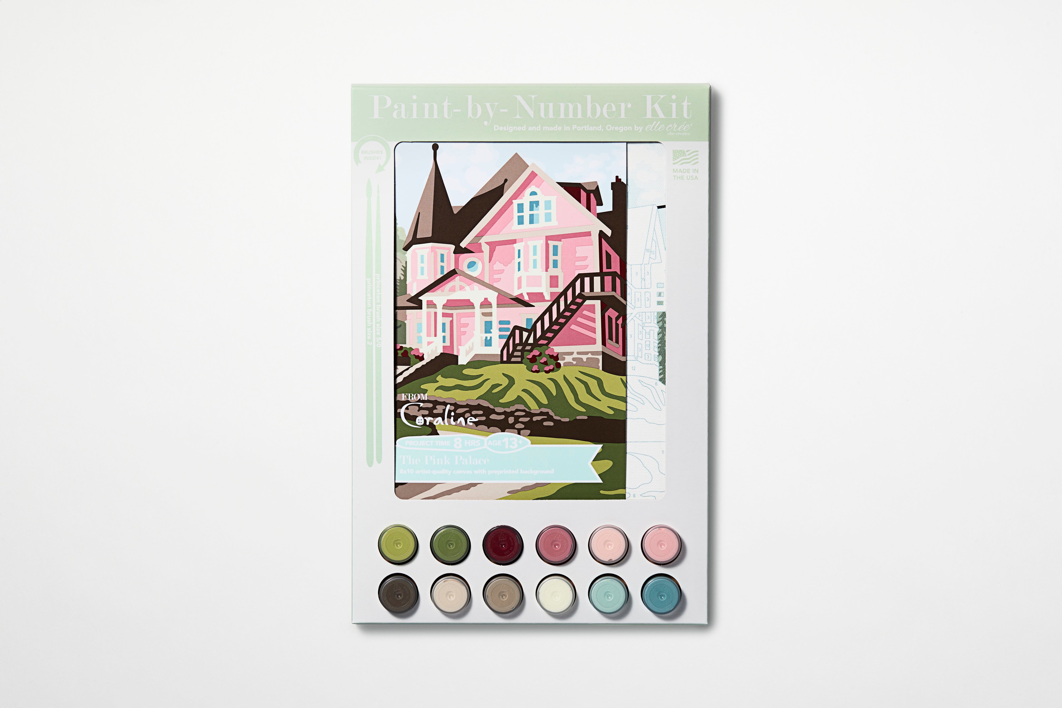 LAIKA: Paint the Pink Palace with Elle Cree Paint-by-Number – The LAIKA Shop