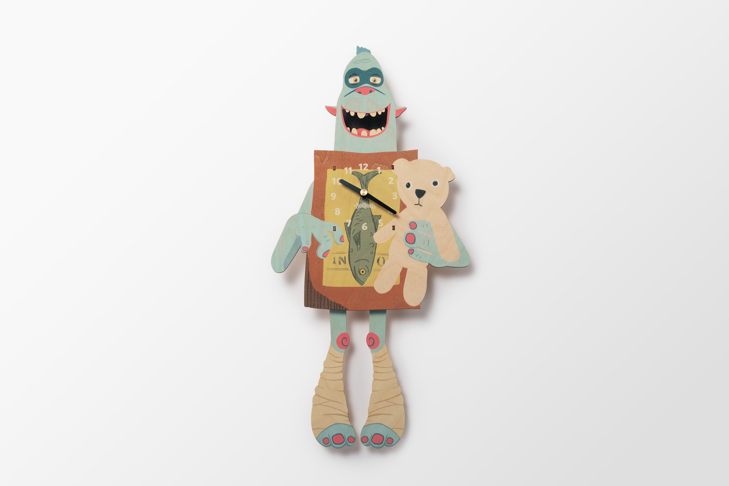 Boxtrolls Fish Pendulum Clock