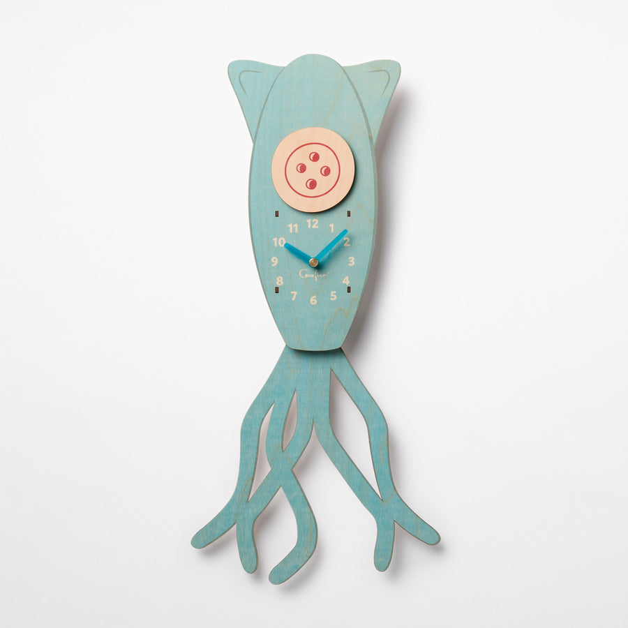 Coraline Squid Pendulum Clock Image