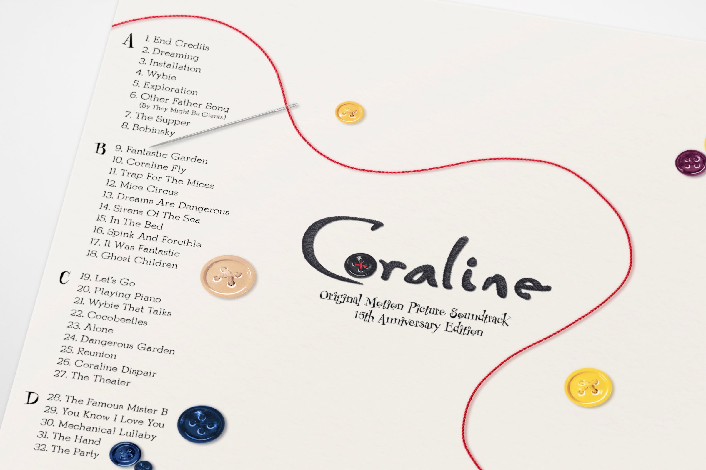 Coraline 15th Anniversary Edition Vinyl