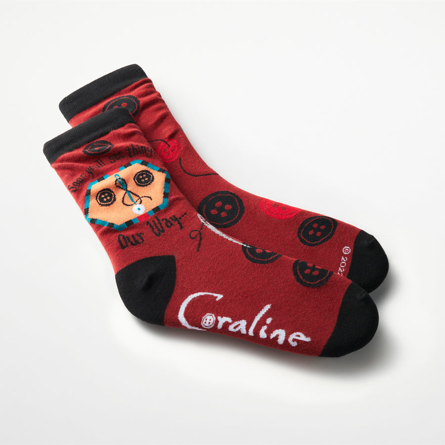 Coraline Button Box Socks Image