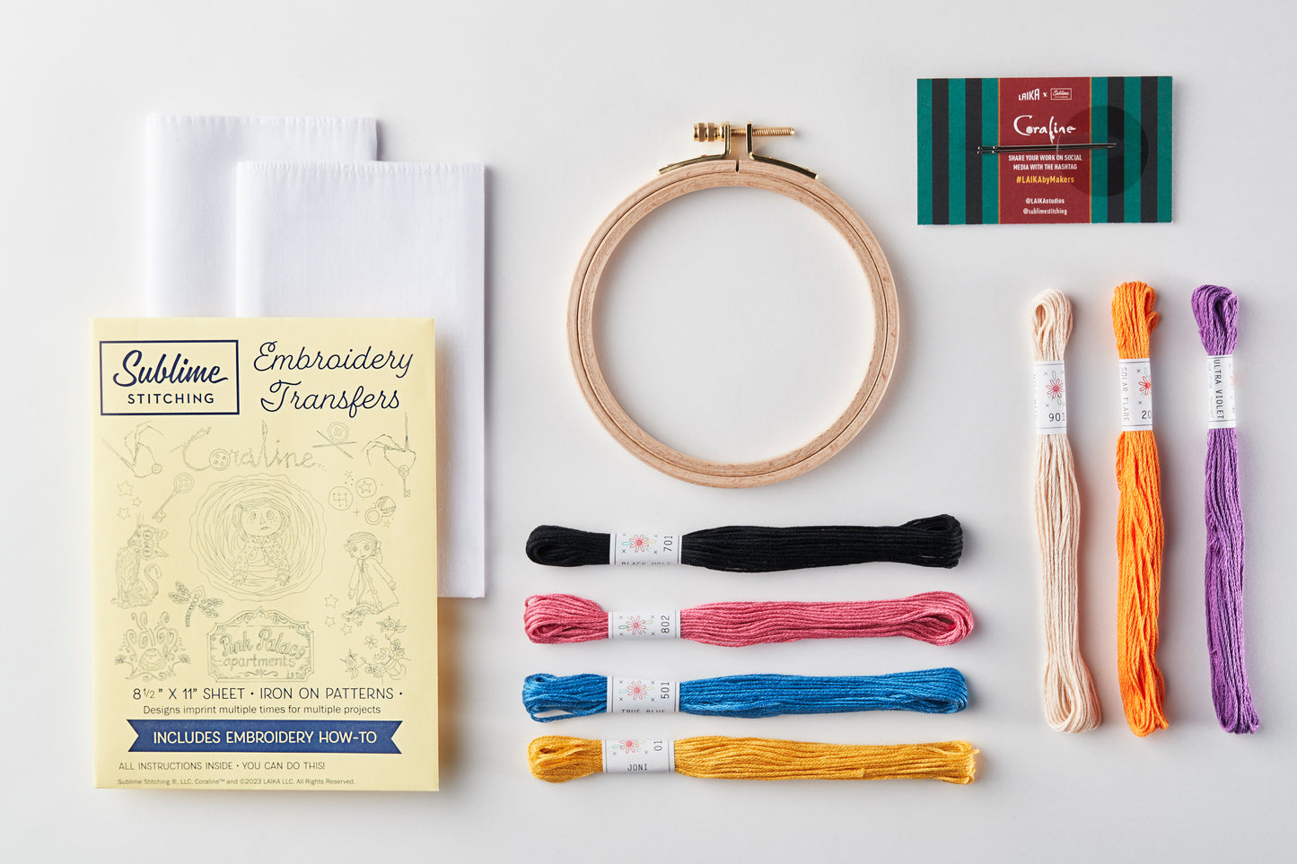 Coraline Embroidery Kit