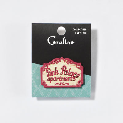 Coraline Pink Palace Enamel Pin
