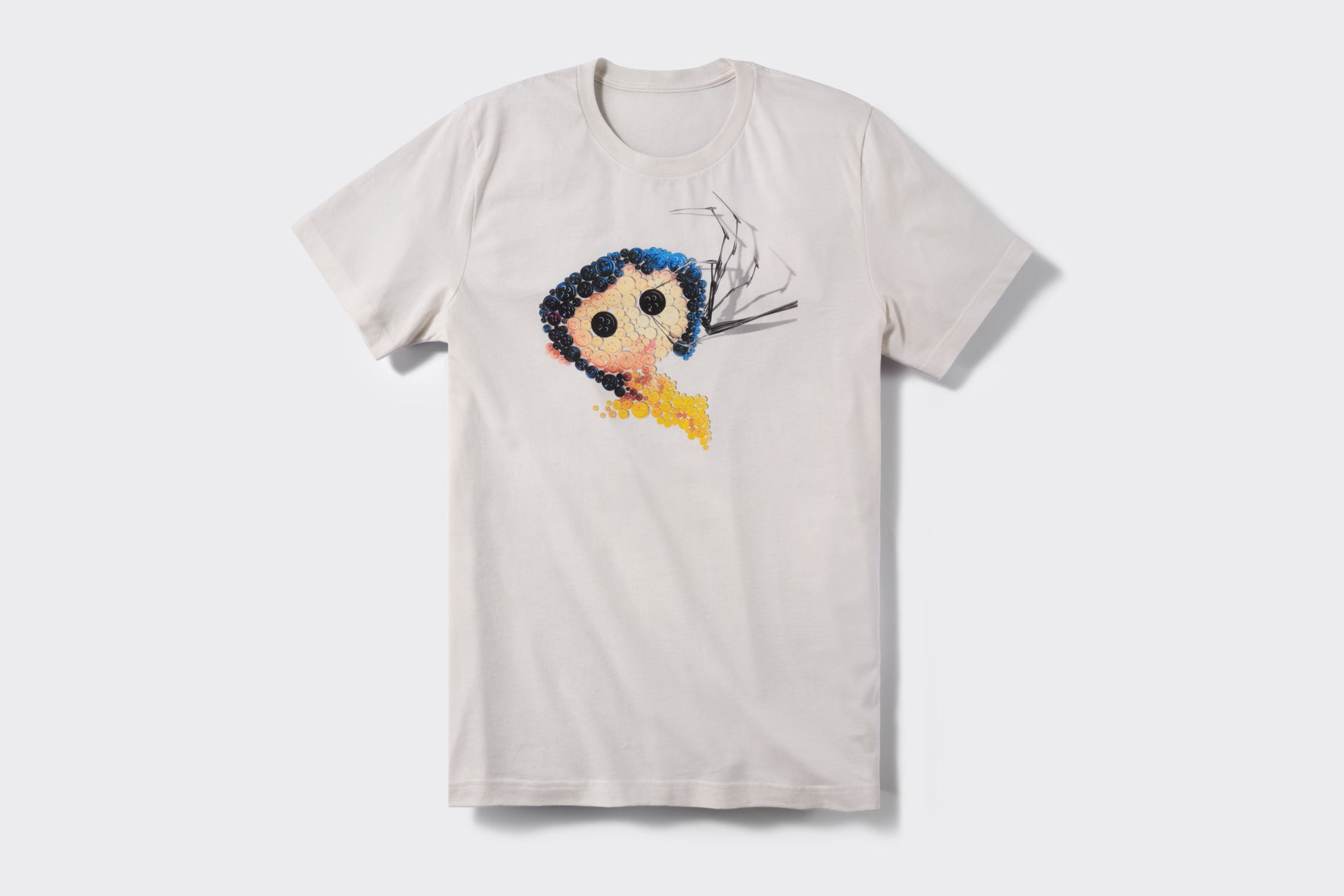 Coraline Button Art Anniversary Tee – The LAIKA Shop