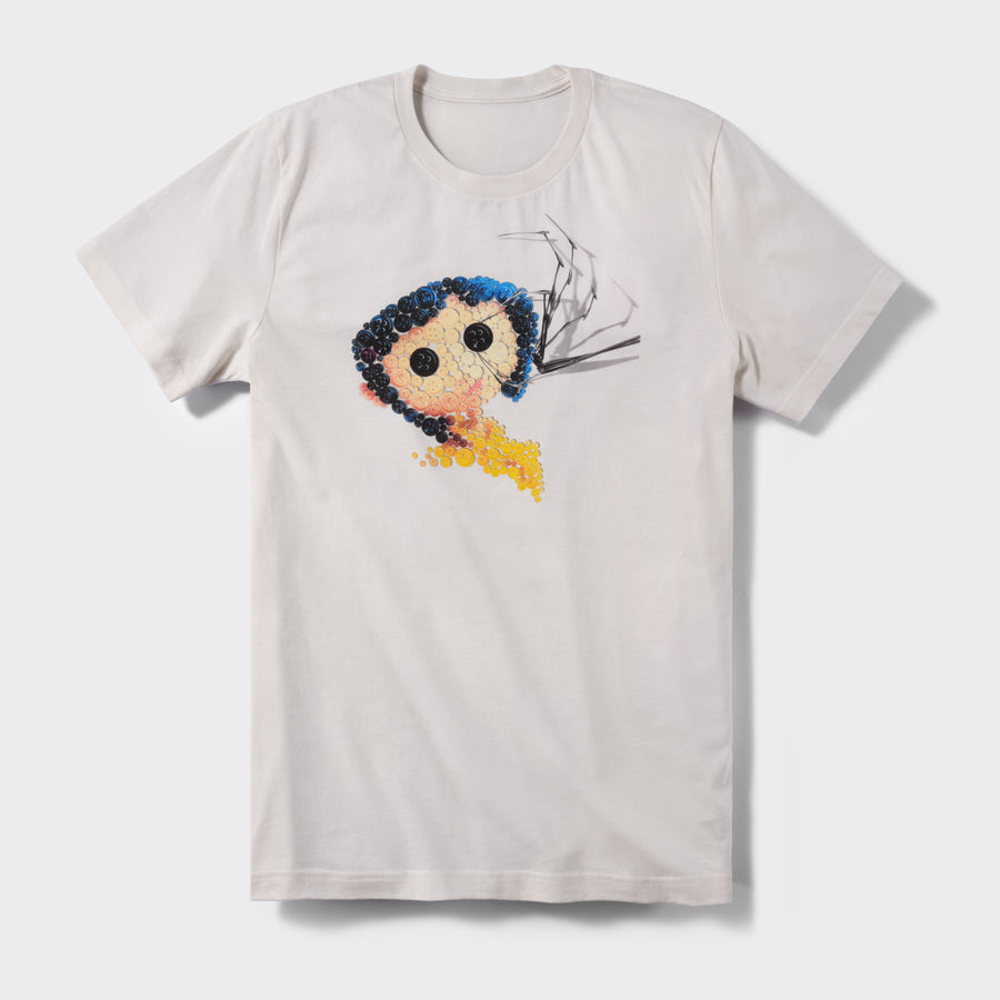 Coraline Button Art Anniversary Tee Image