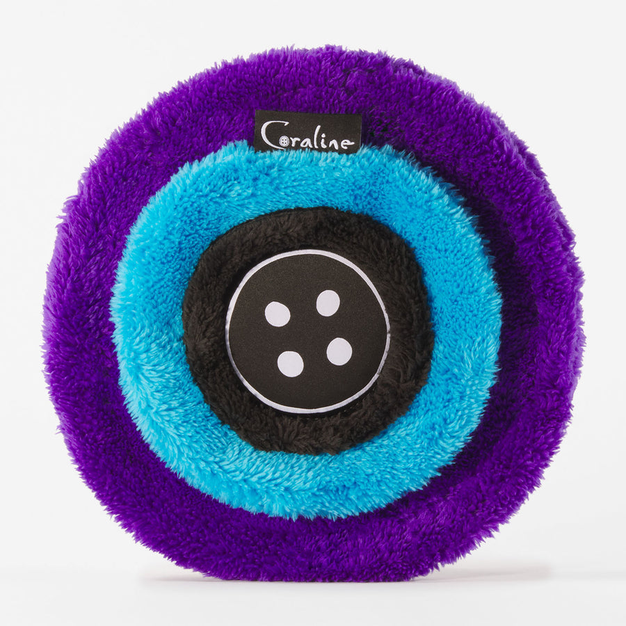 Coraline Button Flyer Plush Dog Toy Image