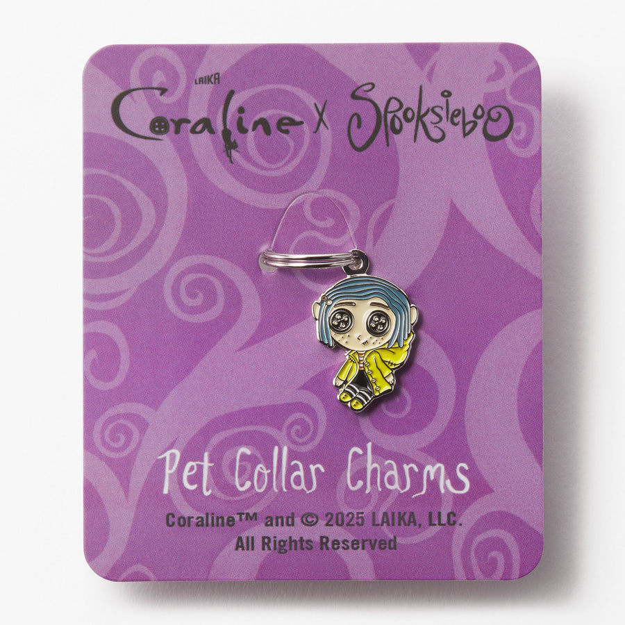 Coraline Doll Pet Collar Charm Image