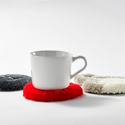 Coraline Ghost Eyes Mug Rug Set