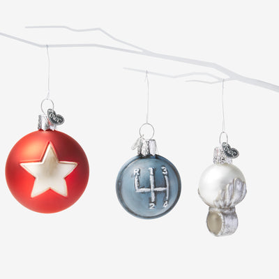 Coraline Ghost Eyes Ornament Set