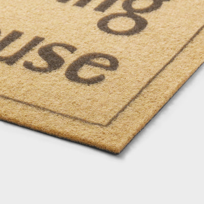 Coraline "No Whistling" Door Mat