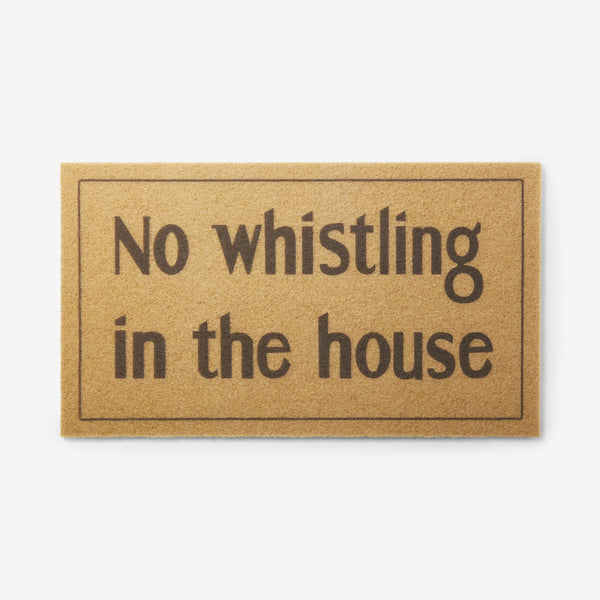 Coraline "No Whistling" Door Mat Image