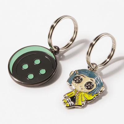Coraline Button Moon Pet Collar Charm