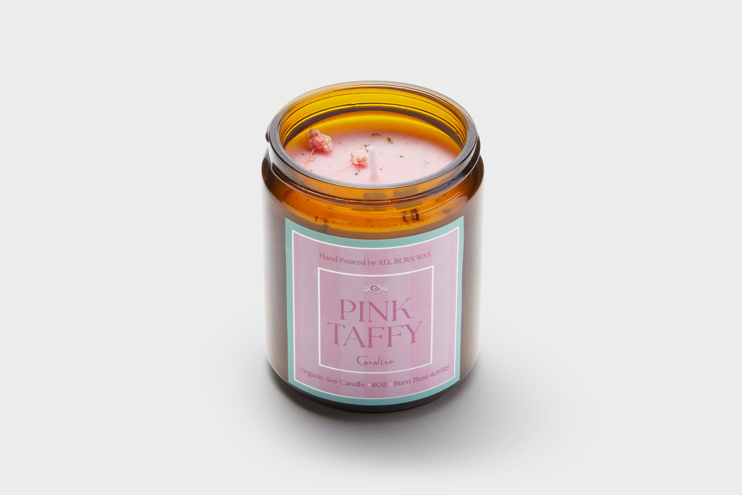 Coraline 'Pink Taffy' Organic Soy Candle