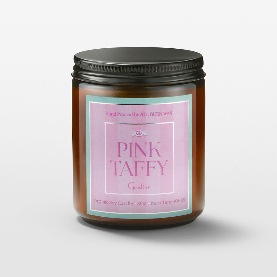 Coraline 'Pink Taffy' Organic Soy Candle Image