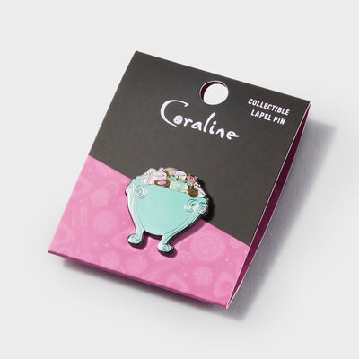 Coraline Taffy Bowl Enamel Pin