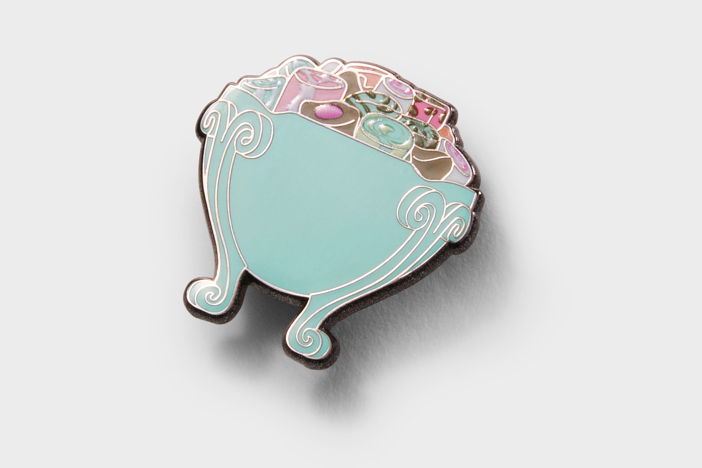 Coraline Taffy Bowl Enamel Pin