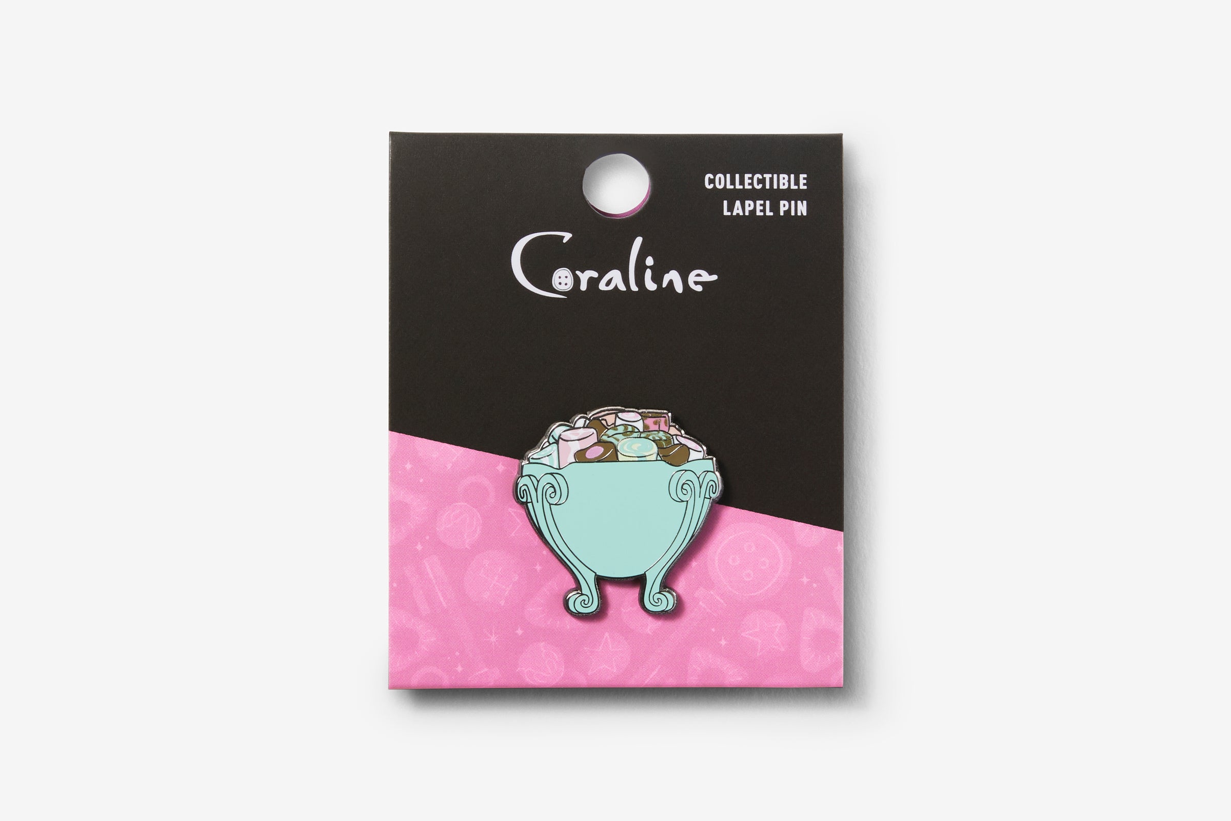 Coraline Taffy Bowl Enamel Pin