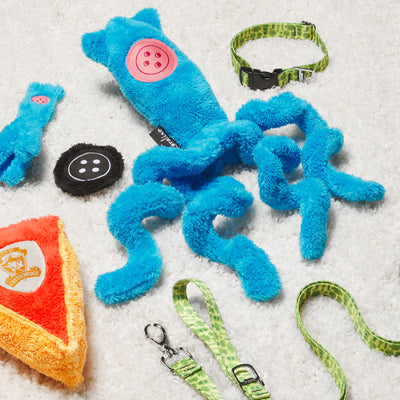 Coraline Squid Plush Dog Toy