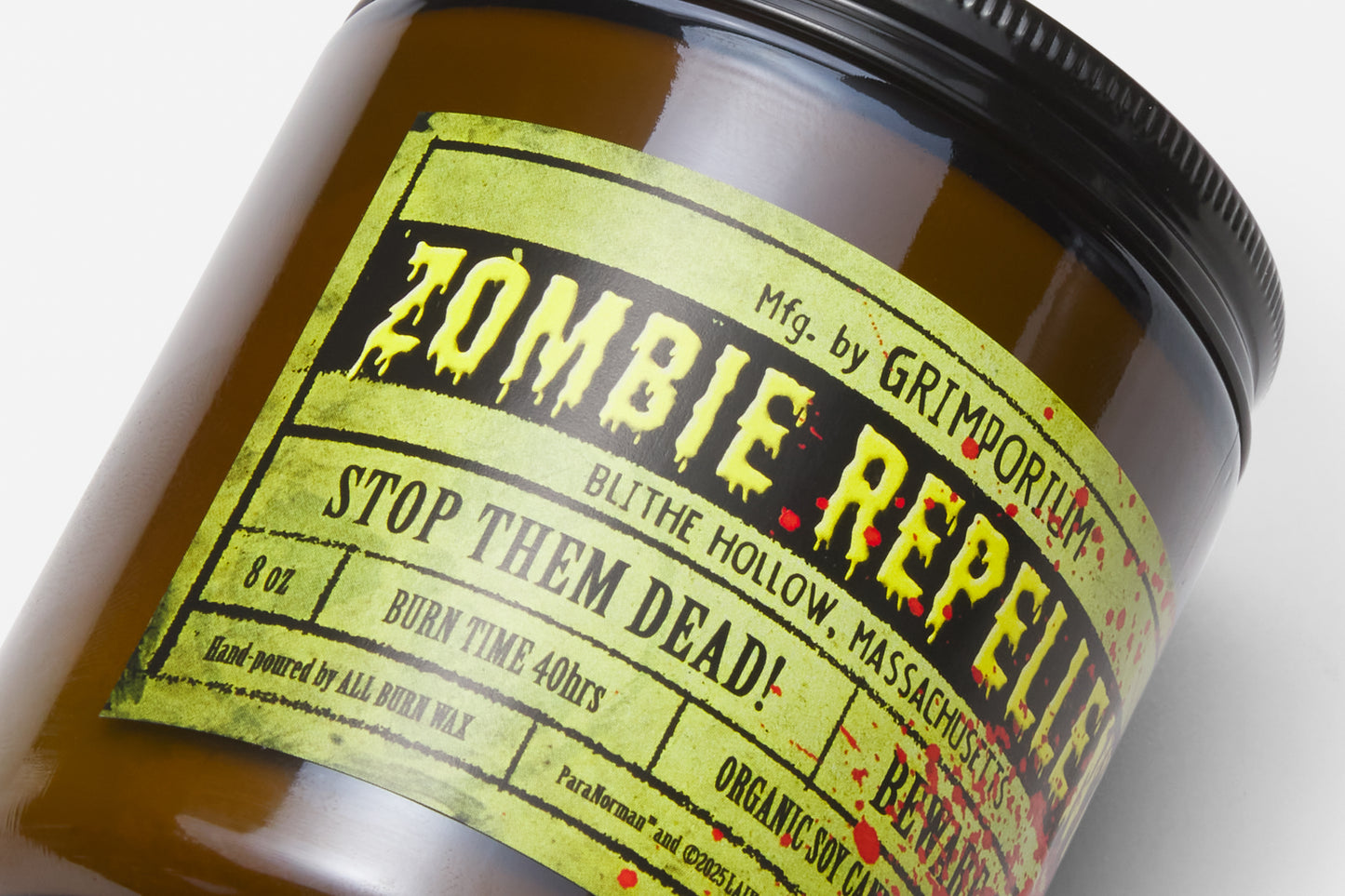 ParaNorman "Zombie Repellent" Candle
