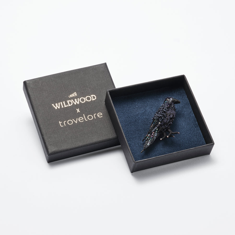 Wildwood Crow Brooch Image