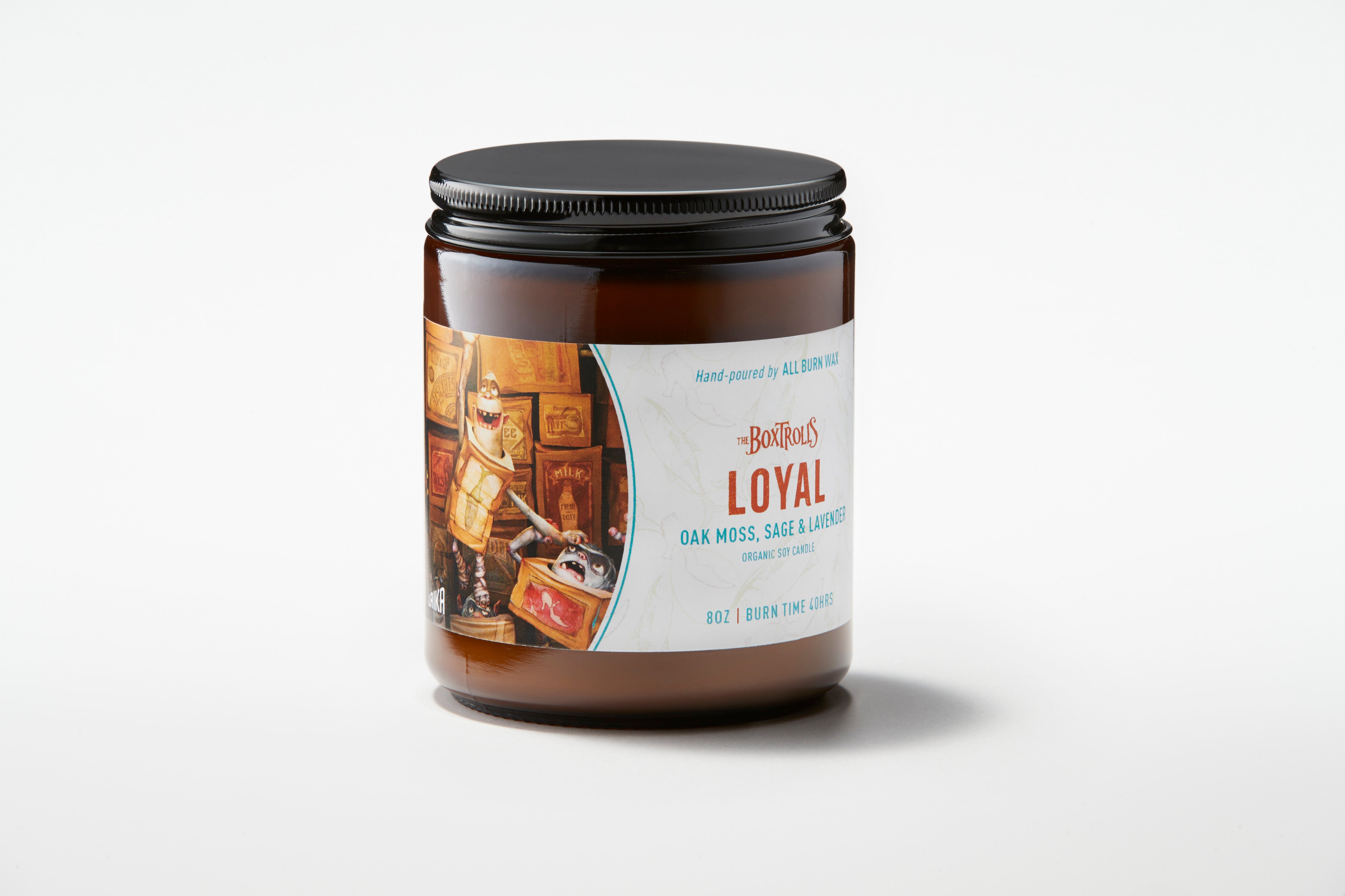 The Boxtrolls 'Loyal' Organic Soy Candle
