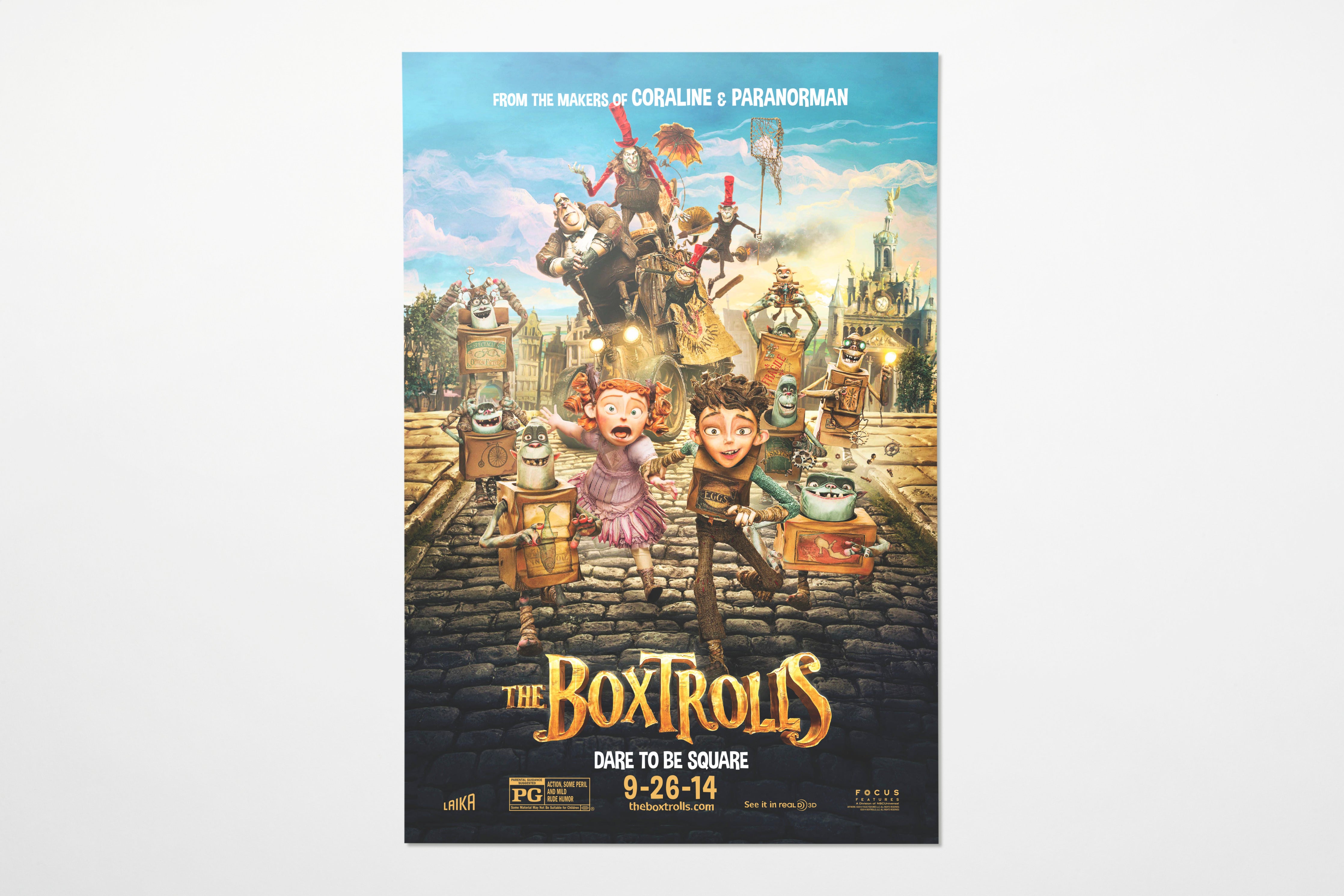 The Boxtrolls Original One-Sheet Release Poster
