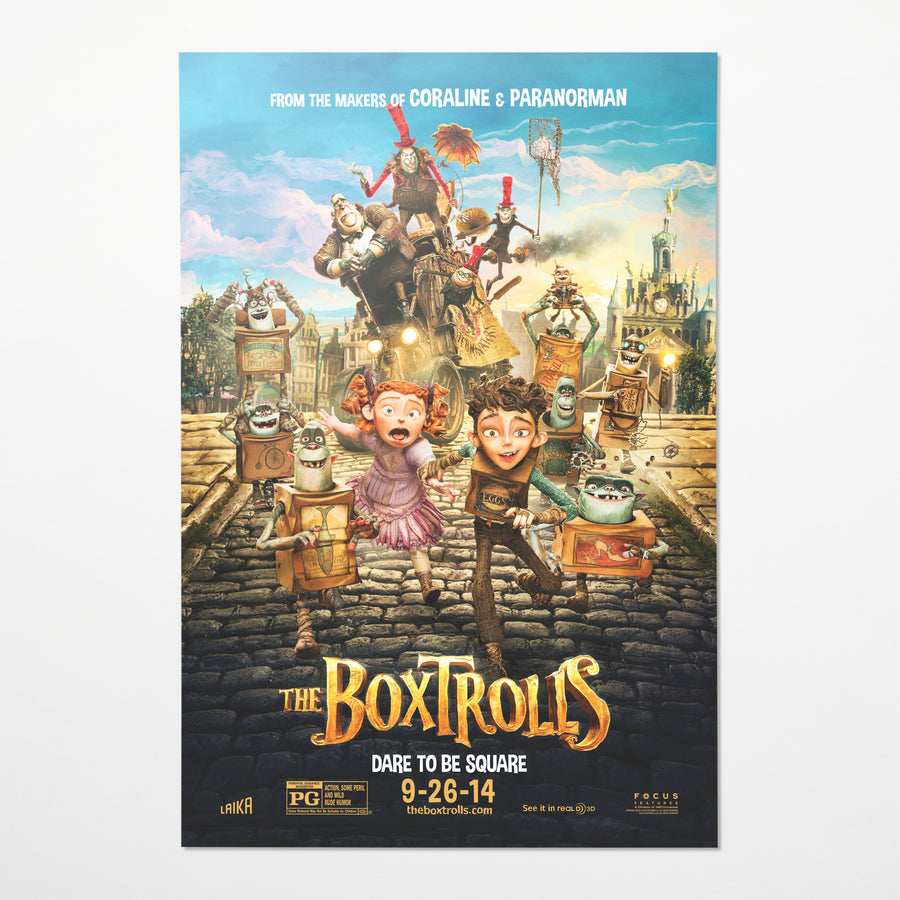 The Boxtrolls Original One-Sheet Release Poster Image
