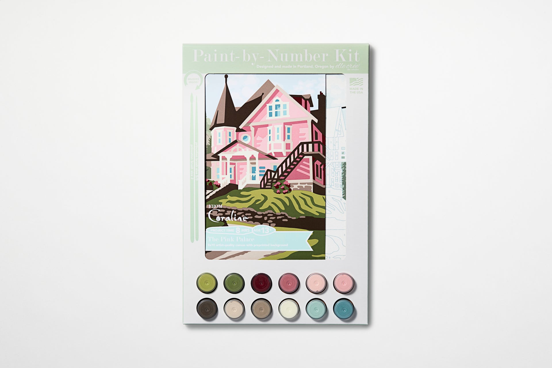 LAIKA: Paint the Pink Palace with Elle Cree Paint-by-Number – The LAIKA Shop