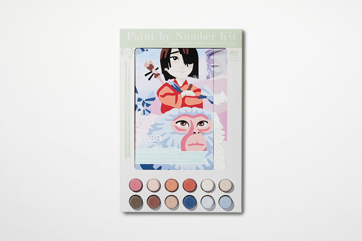 Kubo Winter Scene Paint-by-Number Kit