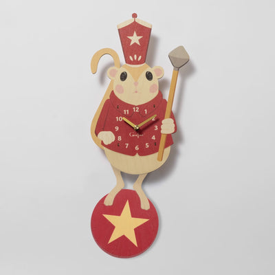 Coraline Circus Mouse Pendulum Clock