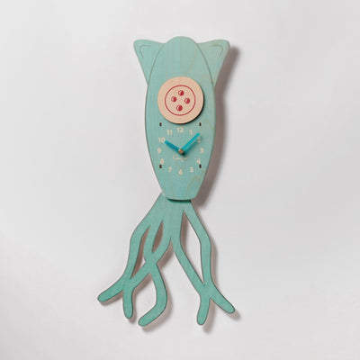 Coraline Squid Pendulum Clock