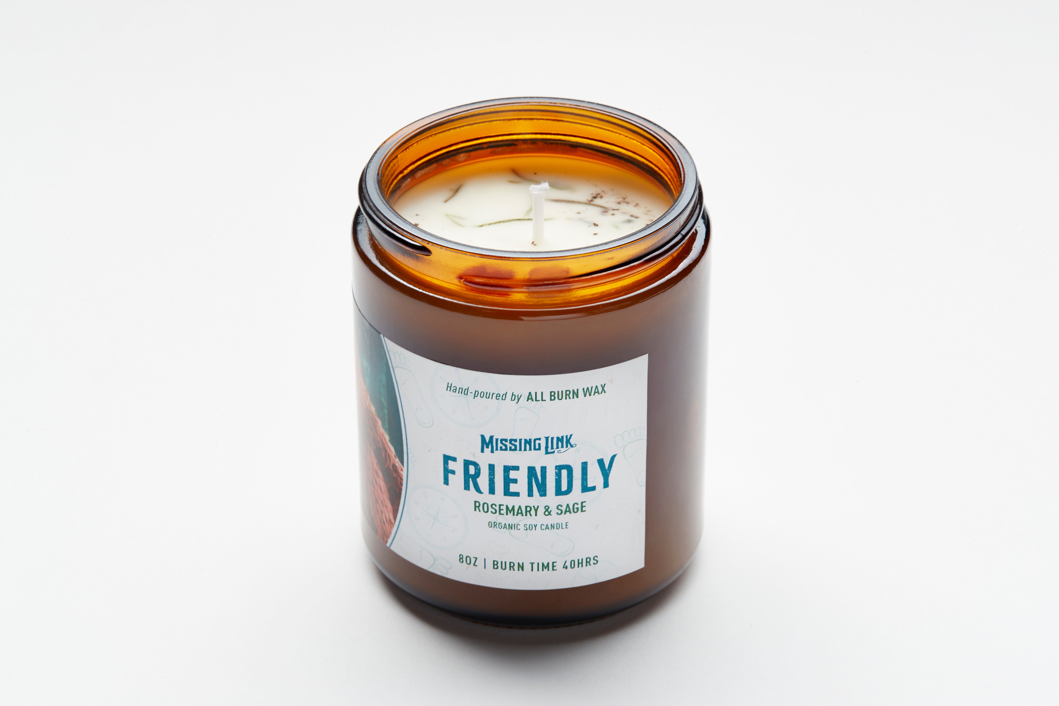 Missing Link 'Friendly' Organic Soy Candle